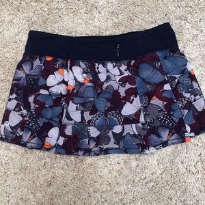 Lululemon pace rival butterfly print size 10